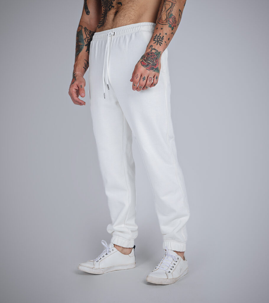 Pantalon Jogger Blanco Invierno Esencial