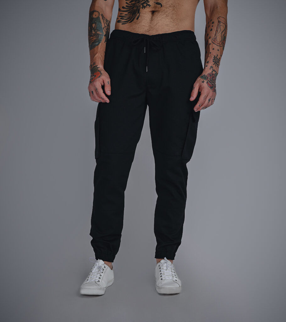 Pantalon de vestir Cargo Jogger Negro U Esenciales
