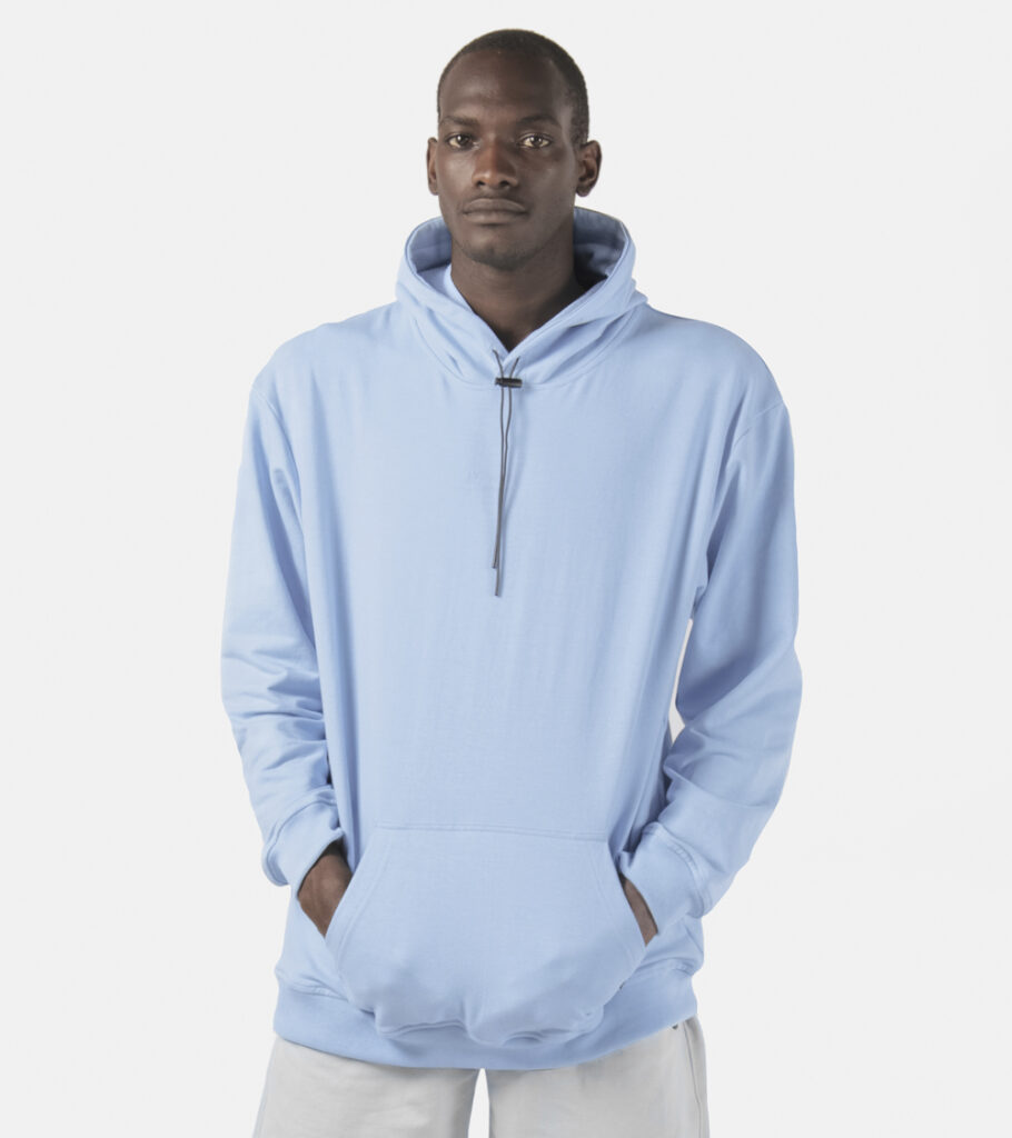 Poleron Oversize Club Esencial Celeste Cerulean