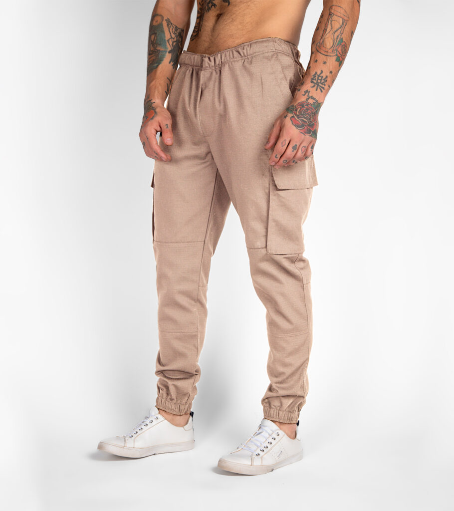 Pantalon de vestir Cargo Jogger Beige U Esenciales