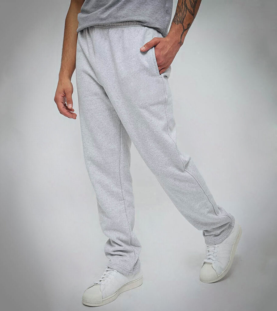 Pantalon Buzo Clasico Basic Gris Esencial
